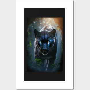 Intense Prowling Panther Posters and Art